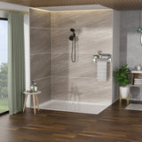 ZUN Multi Function Dual Shower Head - Shower System with 4.7" Rain Showerhead, 7-Function Hand Shower, W124362264