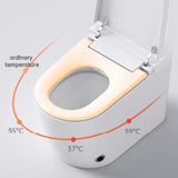 ZUN Smart Toilet with Heated Seat, Smart Toilet with Bidet Built in, Foot Sensor Operation, AUTO Dual W1872115355
