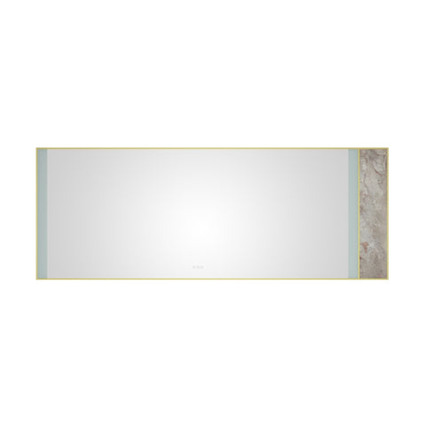 ZUN 96x 36Inch LED Mirror Bathroom Vanity Mirror with Back Light, Wall Mount Anti-Fog Memory Large W1272103533