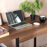ZUN 47.2" Home Office Desk / Computer Desk, Storage Desk Morden Style with Open Shelves Worksation, W131449652