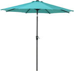 ZUN Patio Outdoor Market Umbrella with Aluminum Auto Tilt and Crank 14439595