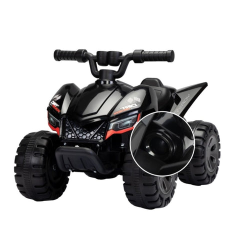 ZUN Kids Ride-on ATV, 6V Battery Powered Electric Quad Car with Music, LED Lights and Spray Device, 4 W2181P155600