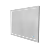 ZUN LED Bathroom Vanity Mirror with side lighting, 40 x 32 inch, Anti Fog, Dimmable,Three Color W1135P160612