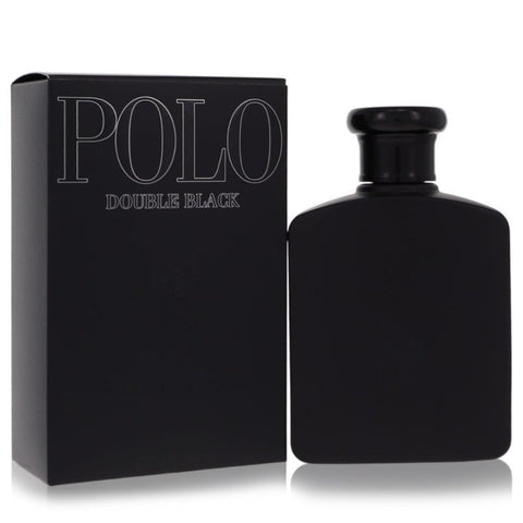 Polo Double Black by Ralph Lauren Eau De Toilette Spray 4.2 oz for Men FX-427776