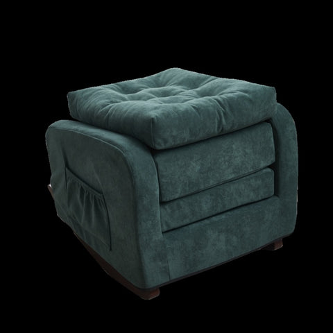 ZUN Accent chair TV Chair Living room Chair Lazy Recliner Comfortable Fabric Leisure Sofa,Modern High W24441374