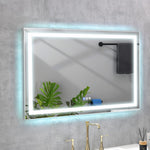 ZUN 48 x 36 Inch LED Mirror Bathroom Vanity Mirrors with Lights, Wall Mounted Anti-Fog Memory Large 11754489