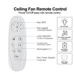 ZUN 72 In Modern Integrated LED Lighting with Remote Control W1367104031