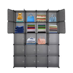 ZUN 20 Cube Organizer Stackable Plastic Cube Storage Shelves Design Multifunctional Modular Closet 89154546