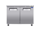 ZUN Orikool 48 IN Commercial Refrigerators, Undercounter Refrigerators 14.1 Cu.Ft with Smooth Casters, 2 W2095126117