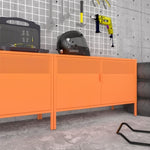 ZUN Metal Storage Locker Cabinet, Adjustable Shelves Free Standing Sideboard Steel Cabinets for 40142932