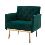 ZUN COOLMORE Accent Chair ,leisure single sofa with Rose Golden feet W153981347