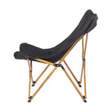ZUN 2pcs Folding Outdoor Camping Chair, Portable Stool for Fishing Picnic BBQ, Ultra Light Aluminum 88294821