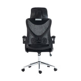 ZUN Techni Mobili Essential Ergonomic Office Chair with Headrest & Lumbar Support, Black B031P154876