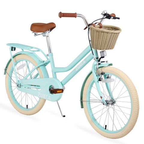 ZUN Multiple Colors,Girls Bike with Basket for 7-10 Years Old Kids,20 inch wheel ,No Training Wheels W1019138605