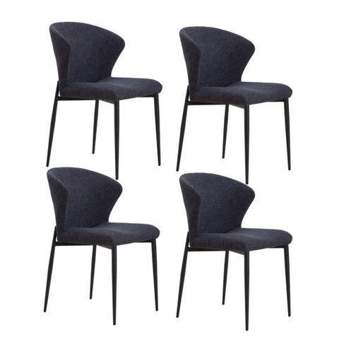 ZUN Dining Chairs set of 4, Side Chairs, Adjustable Kitchen Chairs Accent Chair Cushion W87647907