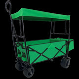 ZUN Outdoor Garden Park Utility kids wagon portable beach trolley cart camping foldable folding wagon W321115013