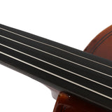 ZUN New 1/2 Acoustic Violin Case Bow Rosin Natural 64471048