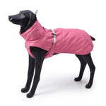 ZUN New Style Dog Winter Jacket with Waterproof Warm Polyester Filling Fabric-（pink ,size 2XL）） 21163141