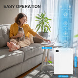 ZUN Air Purifiers for Home Large Room, MOOKA H13 True HEPA Filter Air, 100% Ozone Free Quiet Air 40399882