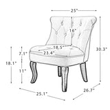 ZUN Jane Accent Chair,Beige W1137142366