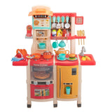 ZUN Kids Kitchen Playset Toys - Pink W2181P145197