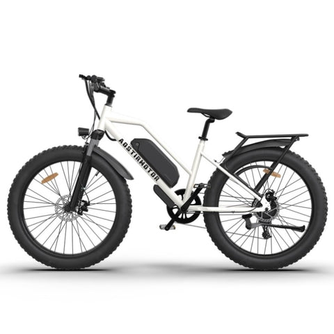 ZUN AOSTIRMOTOR Hot Fat Tire Adults Electric Bicycle 26 In. Electric Mountain Bike, 48V 13AH 95770078