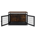ZUN 37.4 "Furniture Dog Cage, Super Sturdy Dog Cage, Dog Crate for Small/Medium Dogs, door and 29161038