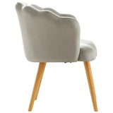 ZUN Vanbow.Velvet Wooden foot casual lotus chair with waist pillow W1521122660