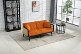 ZUN COOLMORE Velvet Sofa , Accent sofa .loveseat sofa with metal feet W395109190