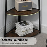 ZUN Corner Shelf, 5 Tier Corner Bookshelf, 70" Tall Display Organizer Storage Stand, Multipurpose W1422109456