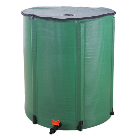 ZUN 50 Gallon Folding Rain Barrel Water Collector Green 52578791
