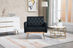 ZUN COOLMORE Accent Chair ,leisure single sofa with Rose Golden feet W39577694