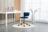 ZUN COOLMORE Home Office Desk Chair, Vanity Chair, Modern Adjustable Home Computer Executive Chair W153983586