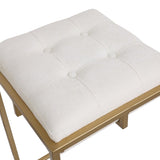 ZUN Square Cushion Chenille Fabric Barstool W2101128526