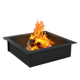 ZUN 36" x 36" Square Fire Pit Ring 67317883