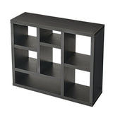 ZUN Open Wooden Open Shelf Bookcase, Freestanding Display Storage Cabinet with 7 Cube Storage Spaces, W1781115100