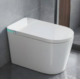 ZUN Smart Toilet with Heated Seat, Smart Toilet with Bidet Built in, Foot Sensor Operation, AUTO Dual W1872115355