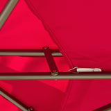 ZUN 9' 2-Tier Cantilever Umbrella with Crank Handle, Cross Base and 8 Ribs, Garden Patio Offset Umbrella W2225142545