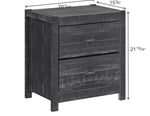 ZUN Solid Wood Night Stand, Bedside Table, End Table, Desk with Drawers for Living Room, Bedroom B03768227