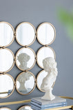 ZUN 27.2" in Contemporary Decorative Mirror with Mininalist Style for Bedroom,Liveroom & Entryway W2078124364