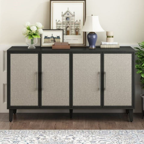 ZUN U_Style Light Luxury Style Cabinet with Four Linen Cabinet Doors,Suitable for Living Room,Study WF311946AAA