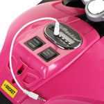 ZUN 12V Electric Battery Powered Kids Ride On Motorcycle - pink W2181137994