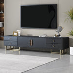 ZUN U-Can TV Stand for 65+ Inch TV, Entertainment Center TV Media Console Table, Modern TV Stand with WF314648AAB