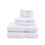 ZUN 100% Cotton 8 Piece Antimicrobial Towel Set B03599309