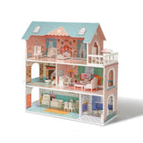 ZUN Modern Wooden Dollhouse for Kids, Birthday Presents for Toddler 3+ W97982363