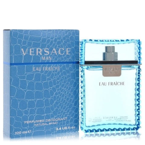 Versace Man by Versace Eau Fraiche Deodorant Spray 3.4 oz for Men FX-441078