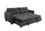 ZUN 75 " 3 in 1 Convertible Sleeper Sofa Bed, Modern Fabric Loveseat Futon Sofa Couch w/Pullout Bed, W1417131877