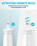 ZUN Water Dental Flosser Cordless with Magnetic Charging for Teeth Cleaning, Nursal 7 Clean Settings 25805733