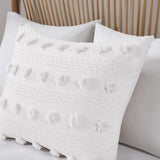 ZUN Clip Jacquard Comforter Set B035129818