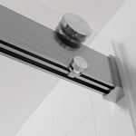 ZUN Elan 44 to 48 in. W x 76 in. H Sliding Frameless Soft-Close Shower Door with Premium 3/8 Inch W1573126513
